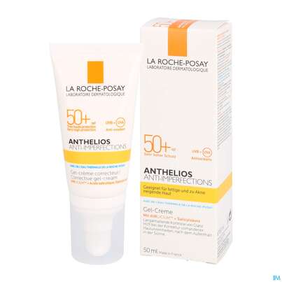 Sie sehen eine Packung Sonnenprodukte La Roche Posay Anthelios 50+ Anti-imperfections 50ml, Produktbild: 04 Sonnenprodukte La Roche Posay Anthelios 50+ Anti-imperfections 50ml, A-Nr.: 5060194 - 04