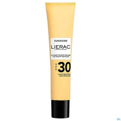 Sie sehen eine Packung Sonnenprodukte Lierac Sunissime Velvet Fluid Spf30 40ml, Produktbild: 02 Sonnenprodukte Lierac Sunissime Velvet Fluid Spf30 40ml, A-Nr.: 5849622 - 02