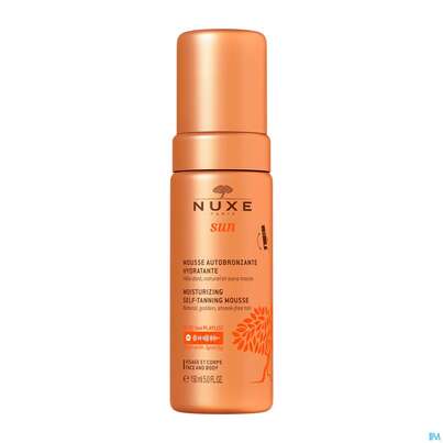 Sie sehen eine Packung Sonnenprodukte Nuxe Sun Moisturizing Self-tanning Mousse 150ml, Produktbild: 02 Sonnenprodukte Nuxe Sun Moisturizing Self-tanning Mousse 150ml, A-Nr.: 5861209 - 02