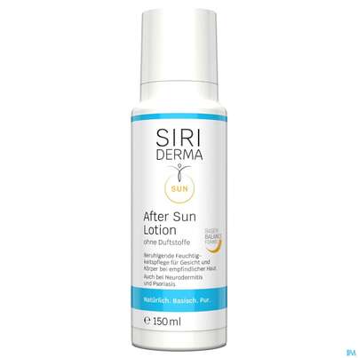 Sonnenprodukte Siriderma After Sun Lotion Ohne Duftstoffe 150ml, A-Nr.: 5452669 - 01