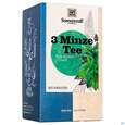 Sie sehen eine Packung Sonnentor Bio/3-minze-tee Doppelkammerbeutel 21,6g 02321 18st, Produktbild: 03 Sonnentor Bio/3-minze-tee Doppelkammerbeutel 21,6g 02321 18st, A-Nr.: 5804826 - 03