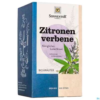 Sonnentor Tee/bio Zitronenverbene Doppelkammmerbtl 02563 18st, A-Nr.: 5048342 - 02