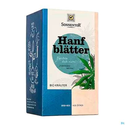 Sonnentor Tee/bio/doppelkammerbeutel Hanfblaetter Bio 02638 18st, A-Nr.: 5226909 - 01