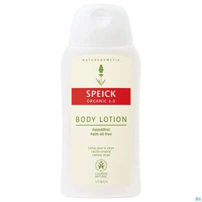 Sie sehen eine Packung Speick Organic 3.0 Body Lotion Vegan Nr 61069 200ml, Produktbild: 02 Speick Organic 3.0 Body Lotion Vegan Nr 61069 200ml, A-Nr.: 4621472 - 02