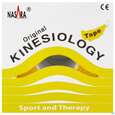 Sie sehen eine Packung Tape Kinesio/original Nasara 5mx 5cm Gelb 1st, Produktbild: 01 Tape Kinesio/original Nasara 5mx 5cm Gelb 1st, A-Nr.: 4132773 - 01