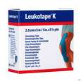 Sie sehen eine Packung Tape Kinesiologisch Leukotape K 5mx 2,5cm Blau 1st, Produktbild: 04 Tape Kinesiologisch Leukotape K 5mx 2,5cm Blau 1st, A-Nr.: 3151917 - 04