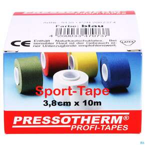 Tape Pressotherm/sport-tape 3,8cmx 10m Reissfest Hautvertraegl Blau 1st, A-Nr.: 4251182 - 01