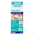 Sie sehen eine Packung Tears Again Augenspray -optima Sensitive Xl 20ml, Produktbild: 01 Tears Again Augenspray -optima Sensitive Xl 20ml, A-Nr.: 5560123 - 01