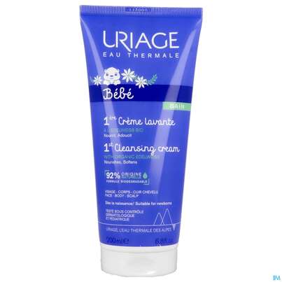 Sie sehen eine Packung Uriage Baby Duschcreme 200ml, Produktbild: 01 Uriage Baby Duschcreme 200ml, A-Nr.: 5617722 - 01
