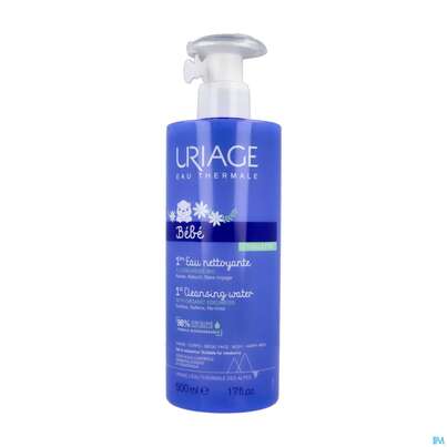 Sie sehen eine Packung Uriage Baby Reinigungswasser 500ml, Produktbild: 02 Uriage Baby Reinigungswasser 500ml, A-Nr.: 5617662 - 02