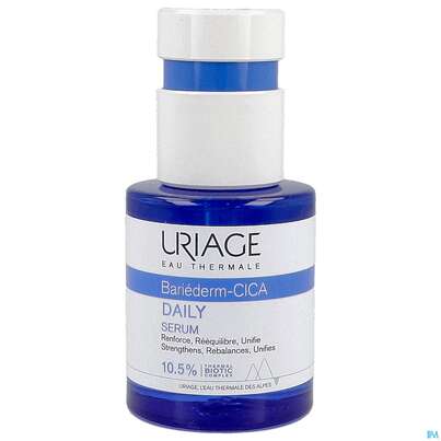 Sie sehen eine Packung Uriage Bariederm-cica Daily Serum 30ml, Produktbild: 04 Uriage Bariederm-cica Daily Serum 30ml, A-Nr.: 5617805 - 04