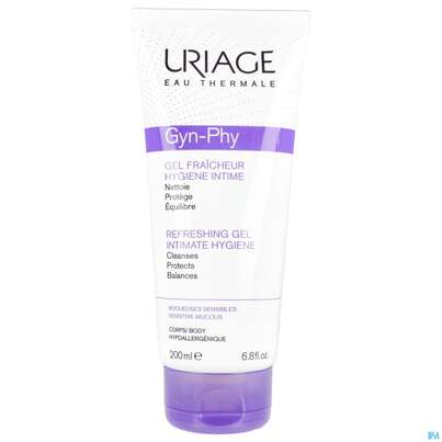 Uriage Gyn/phy Erfrischendes Gel Intimpflege Seifenfrei 200ml, A-Nr.: 5618294 - 01