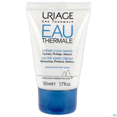 Sie sehen eine Packung Uriage Hydro-aktiv Handcreme 50ml, Produktbild: 01 Uriage Hydro-aktiv Handcreme 50ml, A-Nr.: 5618383 - 01