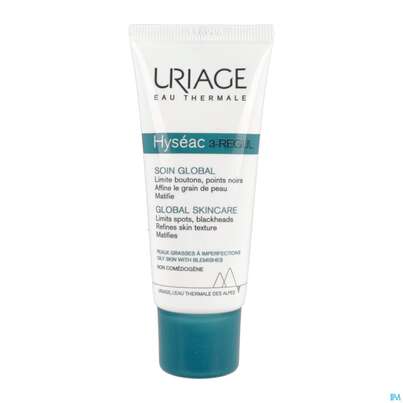 Sie sehen eine Packung Uriage Hyseac 3-regul Global-pflege 40ml, Produktbild: 06 Uriage Hyseac 3-regul Global-pflege 40ml, A-Nr.: 5618495 - 06