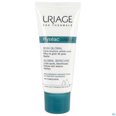 Sie sehen eine Packung Uriage Hyseac 3-regul Global-pflege 40ml, Produktbild: 07 Uriage Hyseac 3-regul Global-pflege 40ml, A-Nr.: 5618495 - 07