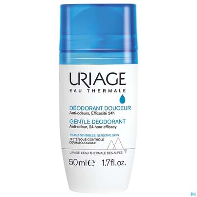 Sie sehen eine Packung Uriage Sanftes Deodorant Roll-on 50ml, Produktbild: 02 Uriage Sanftes Deodorant Roll-on 50ml, A-Nr.: 5618905 - 02