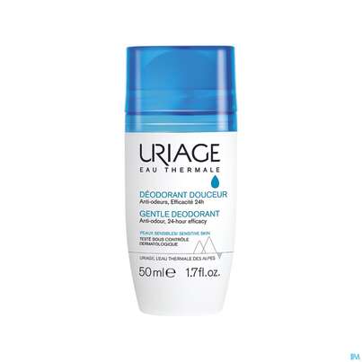 Sie sehen eine Packung Uriage Sanftes Deodorant Roll-on 50ml, Produktbild: 03 Uriage Sanftes Deodorant Roll-on 50ml, A-Nr.: 5618905 - 03