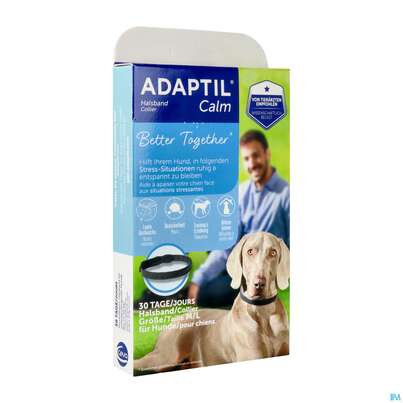 Sie sehen eine Packung Veterinaerprodukte Adaptil/halsband F Mittel +grosse Hunde 1st, Produktbild: 02 Veterinaerprodukte Adaptil/halsband F Mittel +grosse Hunde 1st, A-Nr.: 3944753 - 02