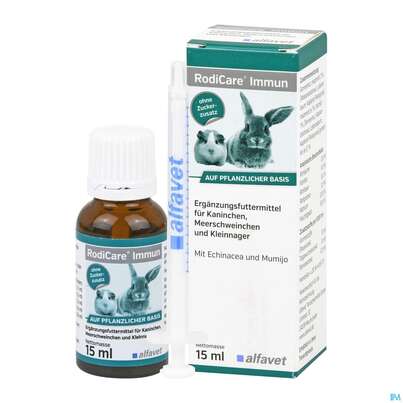 Veterinaerprodukte Rodicare F Kleinnager Immun 15ml, A-Nr.: 4630790 - 04