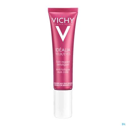 Sie sehen eine Packung Vichy Idealia Augenpflege 15ml, Produktbild: 01 Vichy Idealia Augenpflege 15ml, A-Nr.: 4195762 - 01