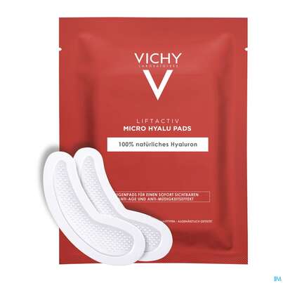 Sie sehen eine Packung Vichy Liftactiv Hyalu/pads Alle Hauttypen 2st, Produktbild: 03 Vichy Liftactiv Hyalu/pads Alle Hauttypen 2st, A-Nr.: 4870442 - 03