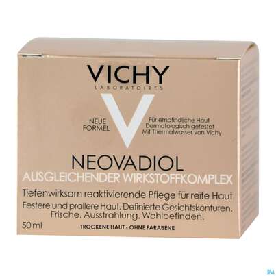 Sie sehen eine Packung Vichy Neovadiol Tagespflege Trockene Haut Alt 50ml, Produktbild: 02 Vichy Neovadiol Tagespflege Trockene Haut Alt 50ml, A-Nr.: 4345598 - 02