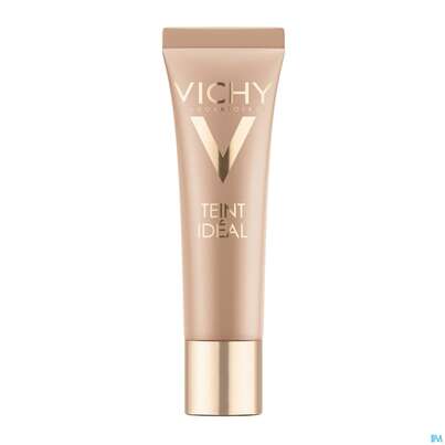 Sie sehen eine Packung Vichy Teint Ideal Creme Make Up Sand 25 30ml, Produktbild: 01 Vichy Teint Ideal Creme Make Up Sand 25 30ml, A-Nr.: 4180714 - 01