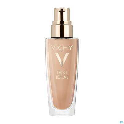 Sie sehen eine Packung Vichy Teint Ideal Fluid Make Up Sand 25 30ml, Produktbild: 02 Vichy Teint Ideal Fluid Make Up Sand 25 30ml, A-Nr.: 4180766 - 02