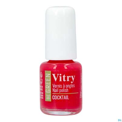 Sie sehen eine Packung Vitry Be Nagellack 64 Cocktail Vgree 6ml, Produktbild: 01 Vitry Be Nagellack 64 Cocktail Vgree 6ml, A-Nr.: 5455053 - 01