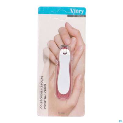 Sie sehen eine Packung Vitry Nagelknipser Plexi_rot 1pc, Produktbild: 02 Vitry Nagelknipser Plexi_rot 1pc, A-Nr.: 4633311 - 02