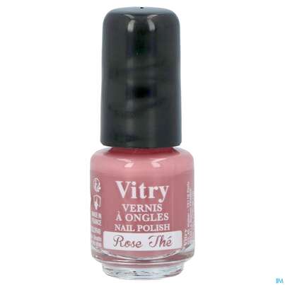 Sie sehen eine Packung Vitry Nagellack 48 Tea Rose 4ml, Produktbild: 03 Vitry Nagellack 48 Tea Rose 4ml, A-Nr.: 4628600 - 03