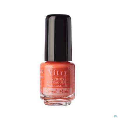 Sie sehen eine Packung Vitry Nagellacke : Corail Perlé 4ml, Produktbild: 02 Vitry Nagellacke : Corail Perlé 4ml, A-Nr.: 4629723 - 02