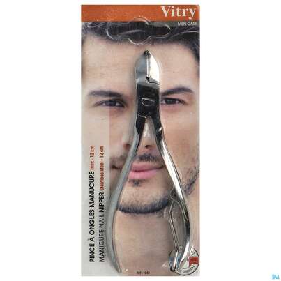 Sie sehen eine Packung Vitry Nagelzange Aus Rostfreiem Edelstahl 12 Cm 1pc, Produktbild: 01 Vitry Nagelzange Aus Rostfreiem Edelstahl 12 Cm 1pc, A-Nr.: 4627747 - 01