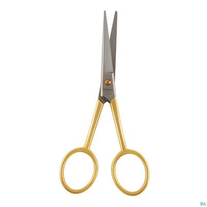 Sie sehen eine Packung Vitry Schnurbartschere Inox Vergoldet 1pc, Produktbild: 01 Vitry Schnurbartschere Inox Vergoldet 1pc, A-Nr.: 4633742 - 01
