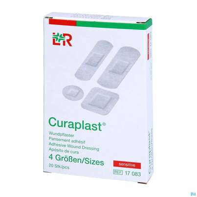 Wundpflaster Curaplast Sensitiv Strips Sortiert Nr 30 20st, A-Nr.: 2481914 - 02