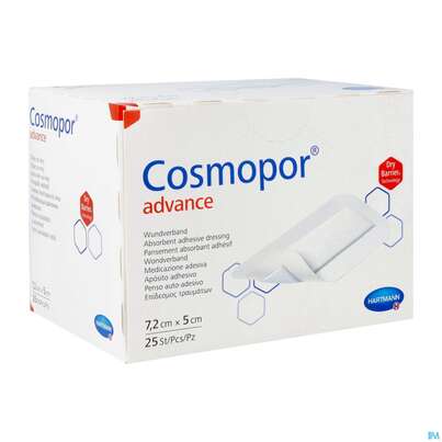 Wundverband Cosmopor/advance 7,2x 5cm 25st, A-Nr.: 3796755 - 03