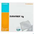 Sie sehen eine Packung Wundverband Durafiber/ag Antimikrobiell 15x15cm 66800 5st, Produktbild: 01 Wundverband Durafiber/ag Antimikrobiell 15x15cm 66800 5st, A-Nr.: 3815895 - 01