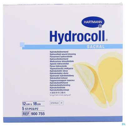 Wundverband Hydrocoll Sacral 12x 18cm 5st, A-Nr.: 2640867 - 01