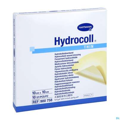 Wundverband Hydrocoll Thin 10x 10cm 10st, A-Nr.: 2219412 - 03