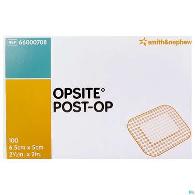 Wundverband Opsite Post-op 5x 6,5cm 100st, A-Nr.: 1703206 - 01