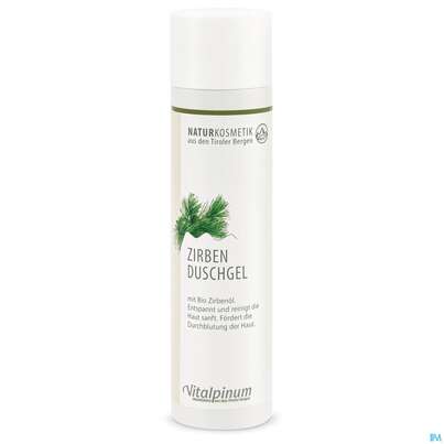 Sie sehen eine Packung Zirben Duschgel Naturkosmetik 250ml, Produktbild: 02 Zirben Duschgel Naturkosmetik 250ml, A-Nr.: 4364147 - 02
