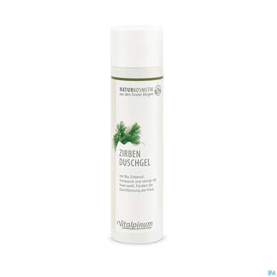 Sie sehen eine Packung Zirben Duschgel Naturkosmetik 250ml, Produktbild: 03 Zirben Duschgel Naturkosmetik 250ml, A-Nr.: 4364147 - 03