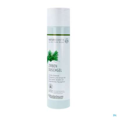 Sie sehen eine Packung Zirben Duschgel Naturkosmetik 250ml, Produktbild: 05 Zirben Duschgel Naturkosmetik 250ml, A-Nr.: 4364147 - 05