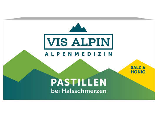 VIS ALPIN Alpensalzpastillen Honig, A-Nr.: 4771272 - 01