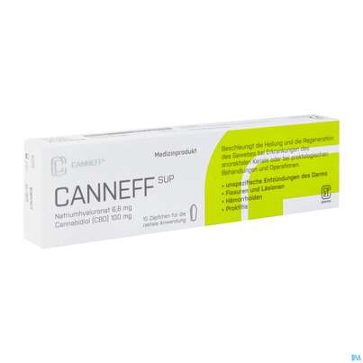 Cannabidiol Cbd Canneff Rektal Supposit- Orien 100mg Cannabidiol Natriumhyaluronat6,6mg 10st, A-Nr.: 5644908 - 02