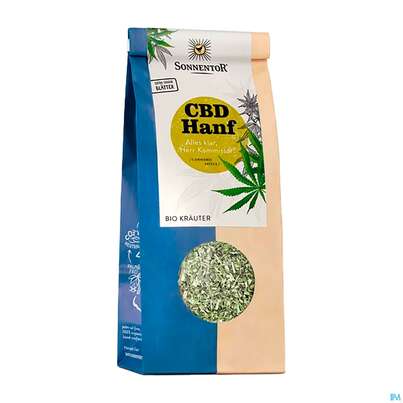 Sie sehen eine Packung Sonnentor Tee/bio/lose Hanf Cbd 00637 80g, Produktbild: 02 Sonnentor Tee/bio/lose Hanf Cbd 00637 80g, A-Nr.: 5226890 - 02