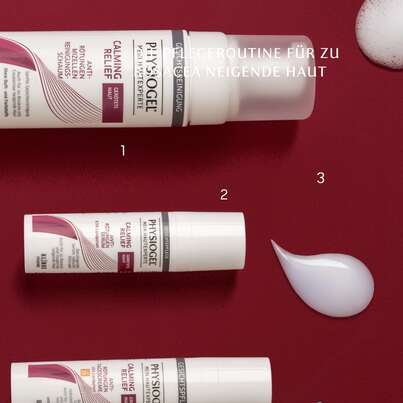 Sie sehen eine Packung PHYSIOGEL® Calming Relief Anti-Rötungen Mizellen Reinigungsschaum für gerötete Haut, Produktbild: 05 PHYSIOGEL® Calming Relief Anti-Rötungen Mizellen Reinigungsschaum für gerötete Haut, A-Nr.: 5868335 - 05
