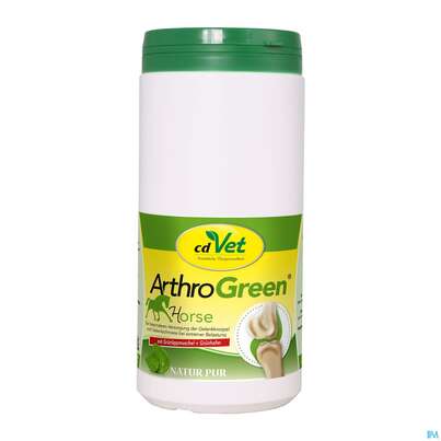 Sie sehen eine Packung Veterinaerprodukte Cdvet Arthro Green Horse 700g, Produktbild: 01 Veterinaerprodukte Cdvet Arthro Green Horse 700g, A-Nr.: 4776660 - 01