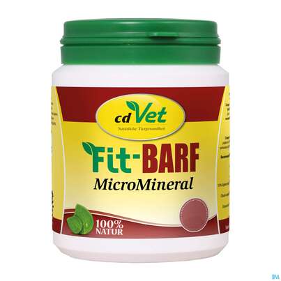 Sie sehen eine Packung Veterinaerprodukte Cdvet Fit-barf Micro-mineral 150g, Produktbild: 01 Veterinaerprodukte Cdvet Fit-barf Micro-mineral 150g, A-Nr.: 4238939 - 01