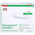 Sie sehen eine Packung Suprasorb/p/sen Nb 7,5x 7,5cm 10st, Produktbild: 01 Suprasorb/p/sen Nb 7,5x 7,5cm 10st, A-Nr.: 5136230 - 01